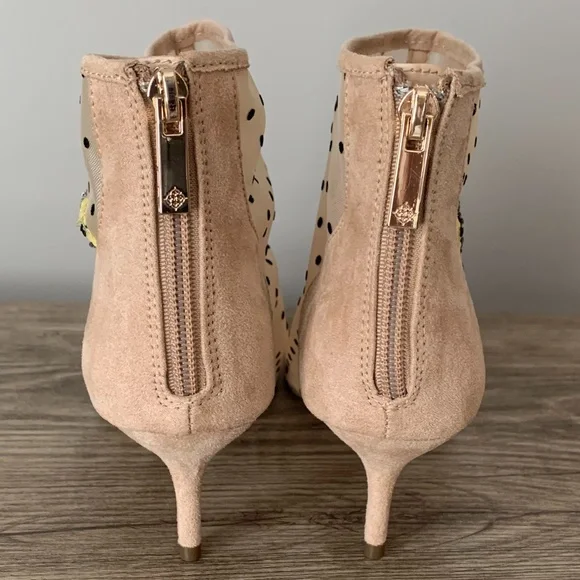 NANETTE LEPORE Nora Embroidered Heel Booties 7.5 - Picture 6 of 11